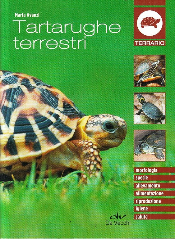 LZ- TARTARUGHE TERRESTRI - MARTA AVANZI - DE VECCHI - TERRARIO-- 2017- B- YFS378