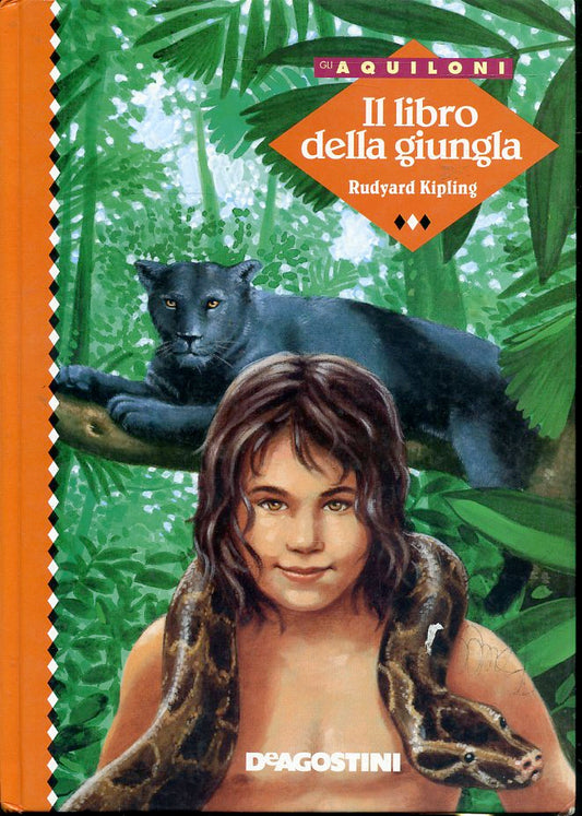 LB- IL LIBRO DELLA GIUNGLA - KIPLING - DeAGOSTINI - GLI AQUILONI -- 2000- C- RGZ