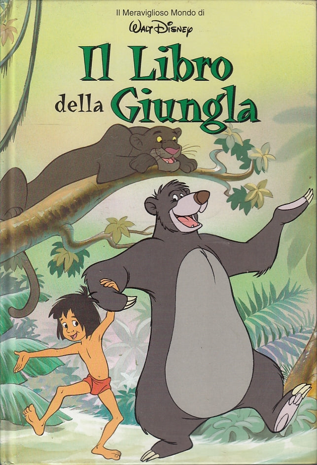 LB- MERAVIGLIOSO MONDO DISNEY IL LIBRO DELLA GIUNGLA-- DeAGOSTINI--- 1998- C-QAX