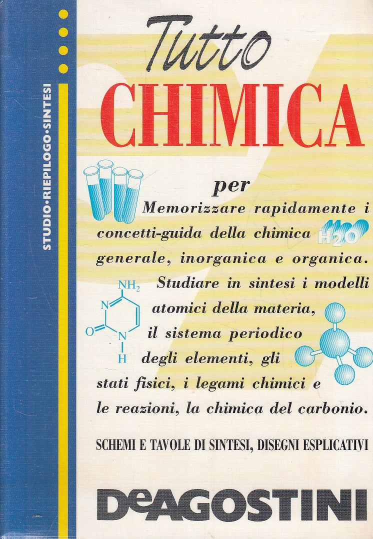 LN2- TUTTO CHIMICA MEMORIZZARE RAPIDAMENTE - DEAGOSTINI SINTESI - B - JXS228