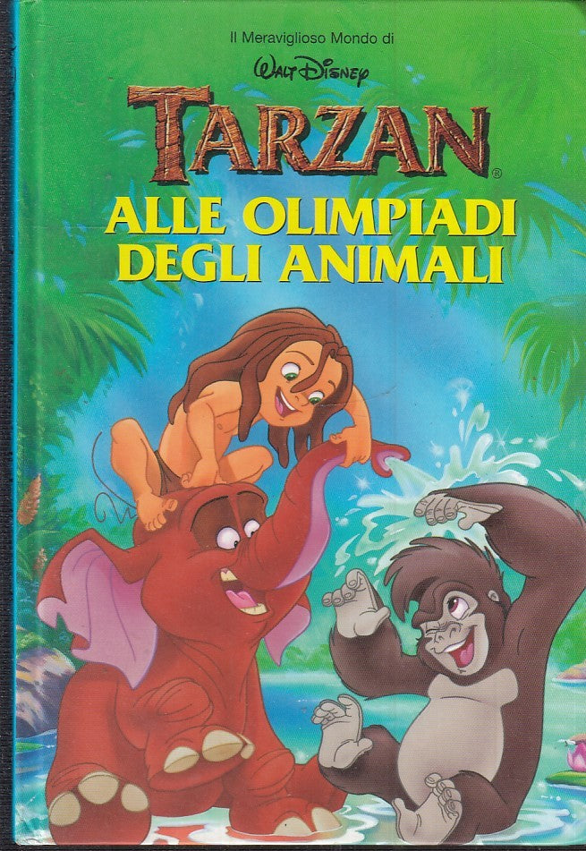 LB- IL MERAVIGLIOSO MONDO DI WALT DISNEY TARZAN OLIMPIADI ANIMALI- DeAGOSTINI- C- RGZ