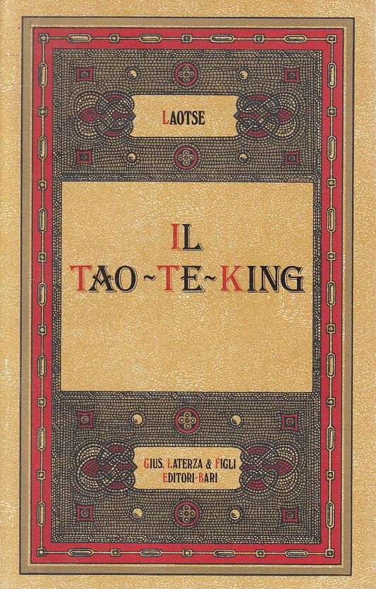 LZ- IL TAO-TE-KING - LAOTSE - LATERZA --- 1989 - B - YFS473