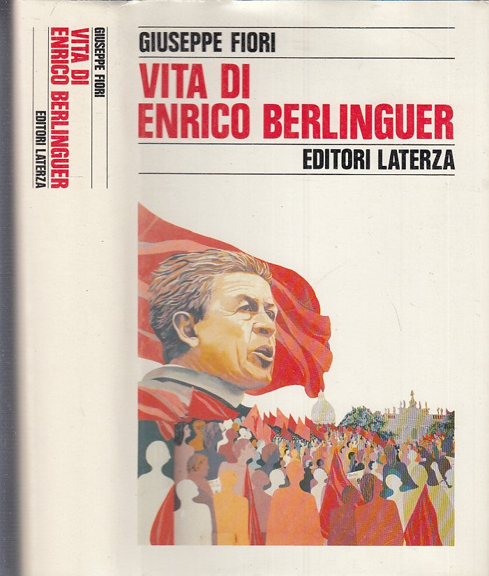 LS- VITA DI ENRICO BERLINGUER - FIORI - LATERZA - STORIA -- 1989 - CS - YFS86