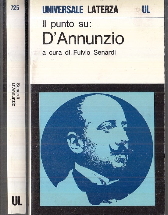 LS- IL PUNTO SU D'ANNUNZIO- FULVIO SENARDI- UNIVERSALE LATERZA--- 1989- B- XFS90