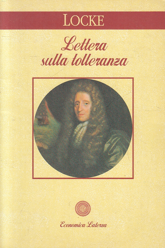 LS- LETTERA SULLA TOLLERANZA - LOCKE - LATERZA - ECONOMICA -- 2011 - B - YFS176