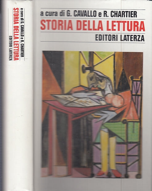 LS- STORIA DELLA LETTURA - CAVALLO CHARTIER - LATERZA - STORIA-- 1998- CS- XFS63