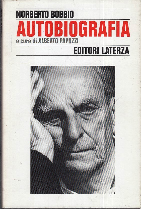 LS- AUTOBIOGRAFIA - NORBERTO BOBBIO - LATERZA- STORIA E SOCIETA'-- 1997- BS- XFS