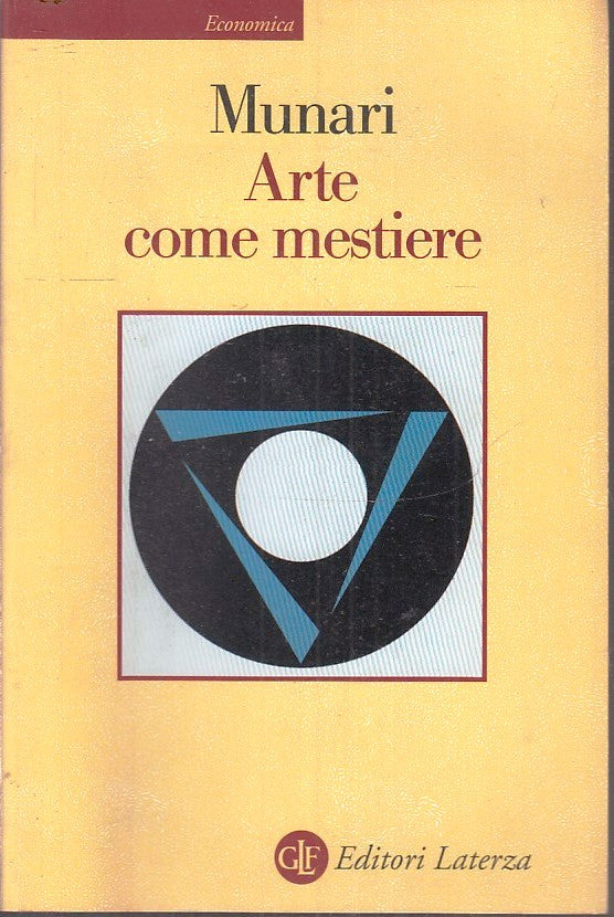 LS- ARTE COME MESTIERE - MUNARI - LATERZA - ECONOMICA --- B - XFS
