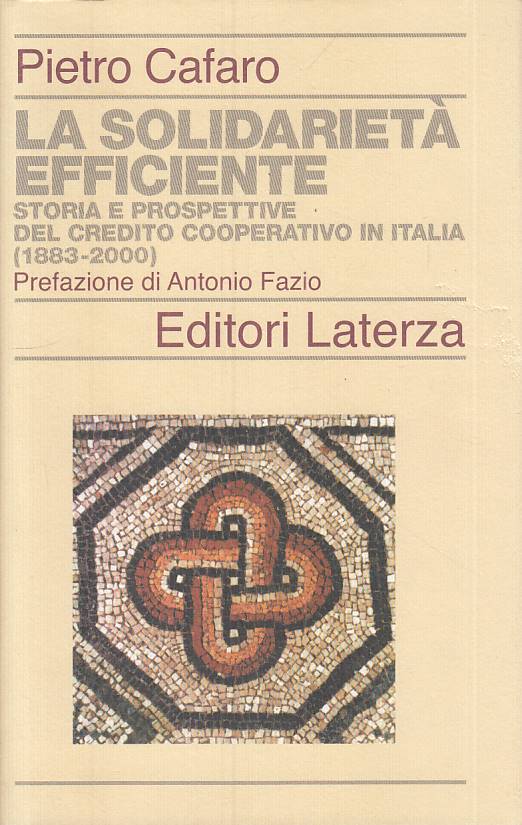 LS- LA SOLIDARIETA' EFFICIENTE - CAFARO - LATERZA --- 2002 - CS - YTS414