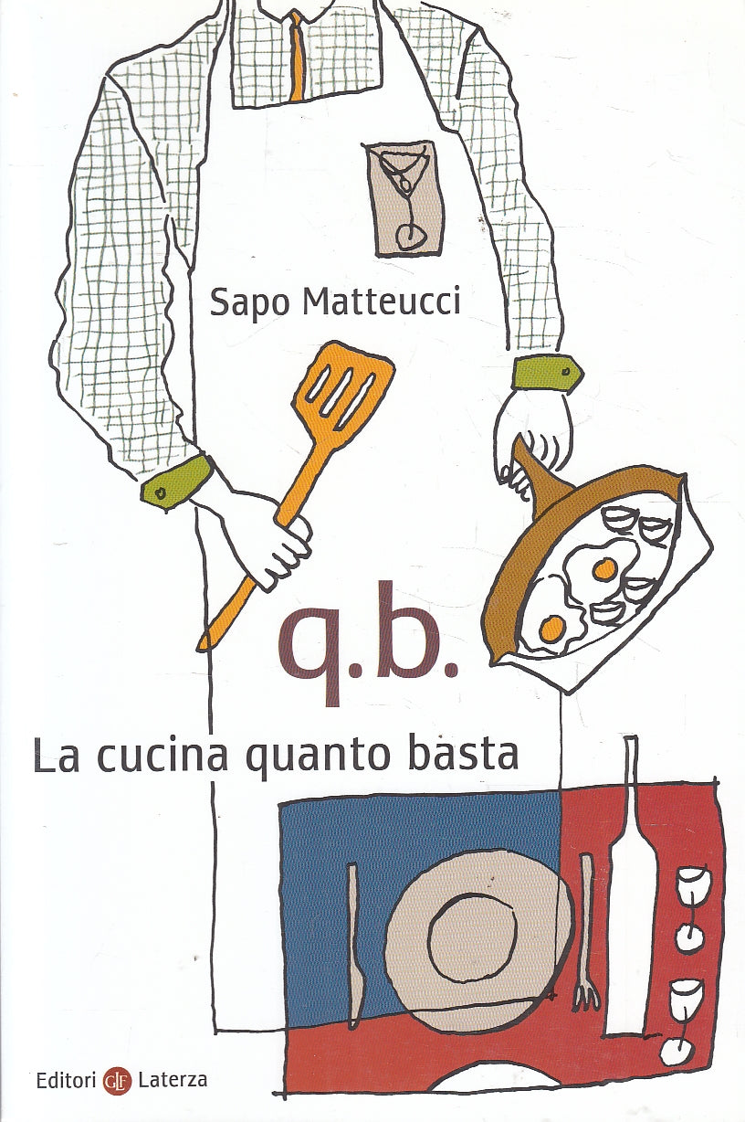 LS- Q.B. LA CUCINA QUANTO BASTA - MATTEUCCI - LATERZA --- 2008 - B - YPL17