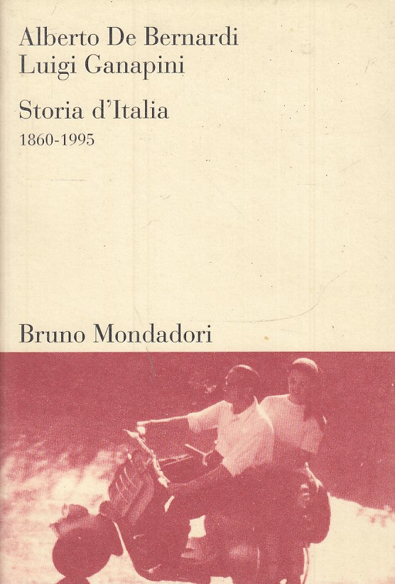 LS- STORIA D'ITALIA 1860/1995- DE BERNARDI GANAPINI- MONDADORI--- 1996- B-ZTS633