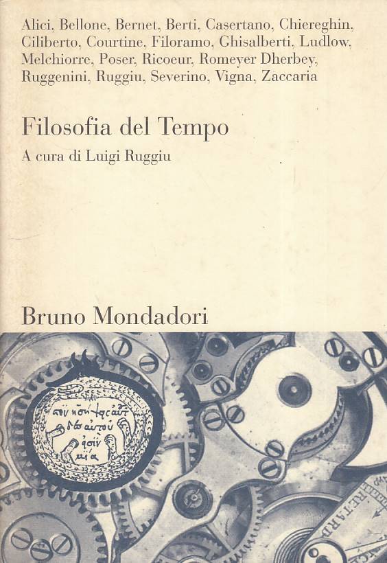 LS- FILOSOFIA DEL TEMPO - AA.VV. - MONDADORI - SINTESI -- 1998 - B - YFS6
