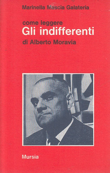 LS- COME LEGGERE GLI INDIFFERENTI DI MORAVIA -- MURSIA --- 1996 - B - ZFS428