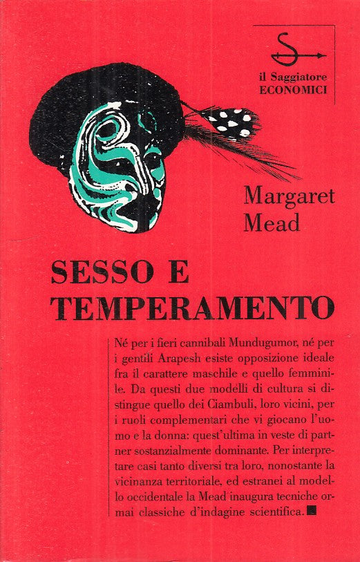 LS- SESSO E TEMPERAMENTO - MEAD - SAGGIATORE -- 1a ED. - 1994 - B - ZFS81