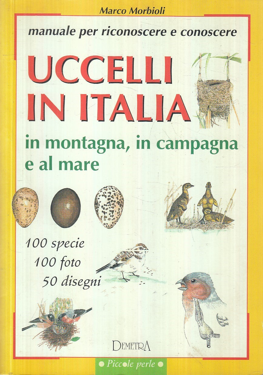 LZ- UCCELLI IN ITALIA MANUALE CONOSCERE - MORBIOLI - DEMETRA --- 1997- B- YFS668