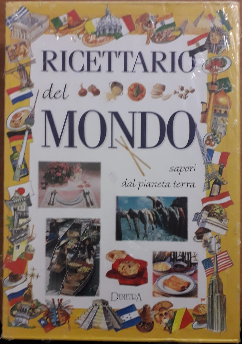 LK- RICETTARIO DEL MONDO BLISTERATO NUOVO -- DEMETRA --- 2017 - CS - YFS127