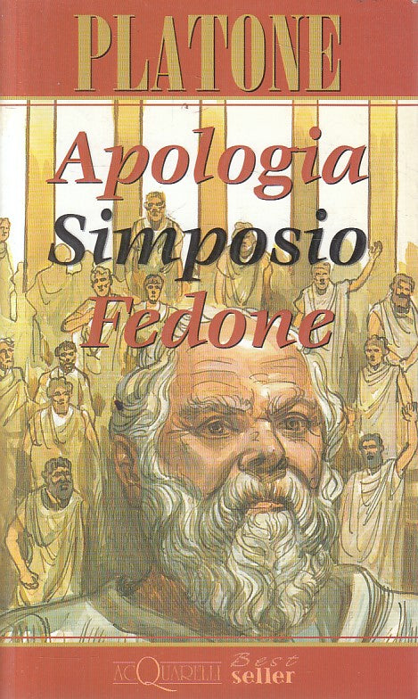 LN2- APOLOGIA SIMPOSIO FEDONE - PLATONE - ACQUARELLI - B - JXS194