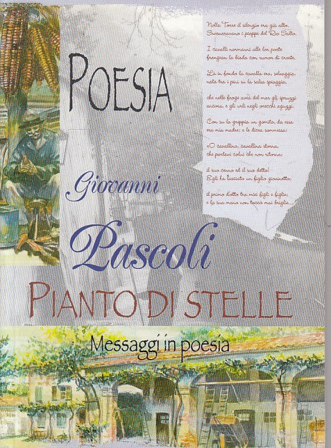 PIANTO DI STELLE MESSAGGI IN POESIA - GIOVANNI PASCOLI - DEMETRA - B - XFS