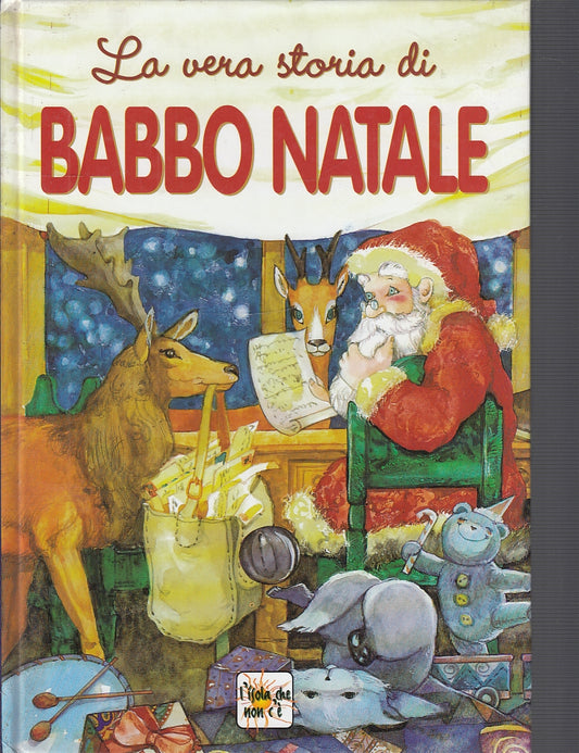 LB- LA VERA STORIA DI BABBO NATALE ILLUSTRATO -- DEMETRA --- 2000- C- YFS126