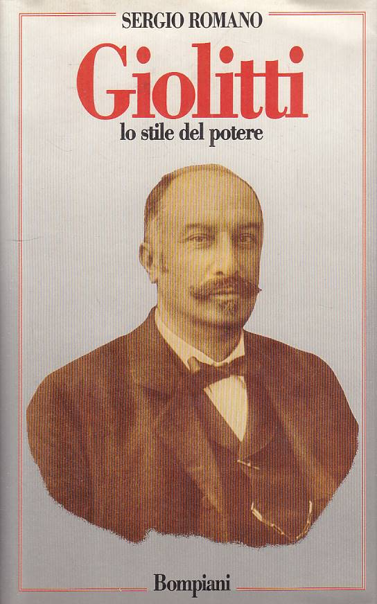 LS- GIOLITTI LO STILE DEL POTERE - ROMANO - BOMPIANI --- 1989 - CS - YTS420