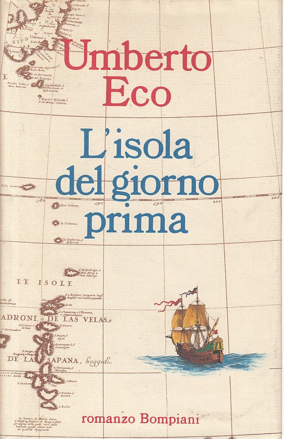 LN- L'ISOLA DEL GIORNO PRIMA - ECO - BOMPIANI -- 1a ED. - 1994 - CS - ZFS136