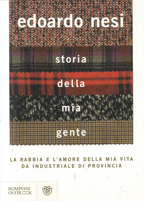 STORIA DELLA MIA GENTE - EDOARDO NESI - BOMPIANI OVERLOOK - B - JXS75