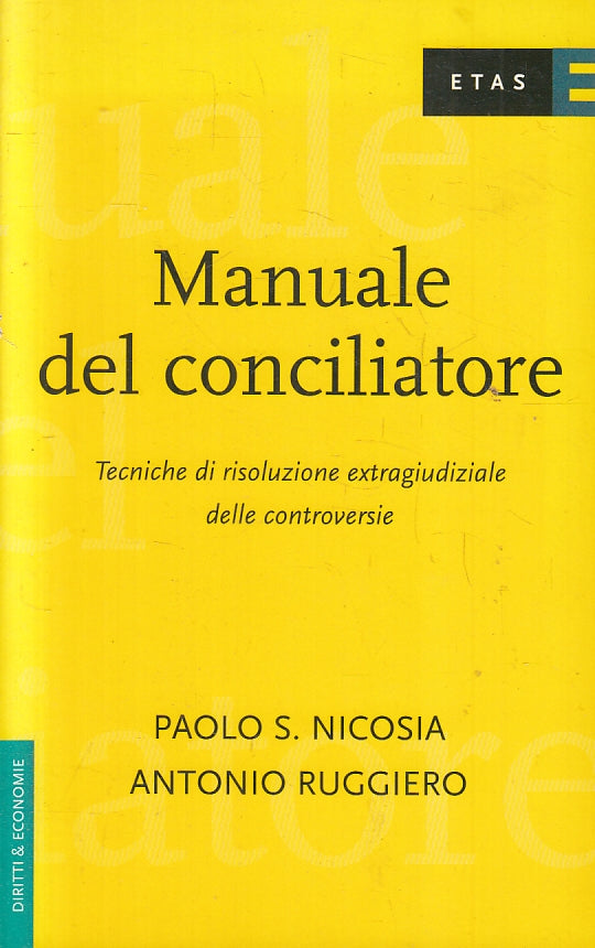 LZ- MANUALE DEL CONCILIATORE - NICOSIA RUGGIERO - ETAS --- 2000- B- ZFS110