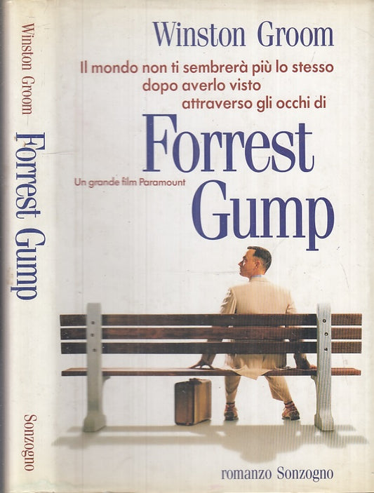 LN- FORREST GUMP - WINSTON GROOM - SONZOGNO -- 1a ED. - 1994 - CS - XFS21