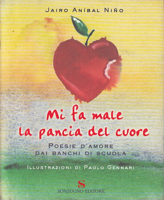 LN- MI FA MALE LA PANCIA DEL CUORE POESIE- NINO - SONZOGNO --- 2001 - CS - YFS86