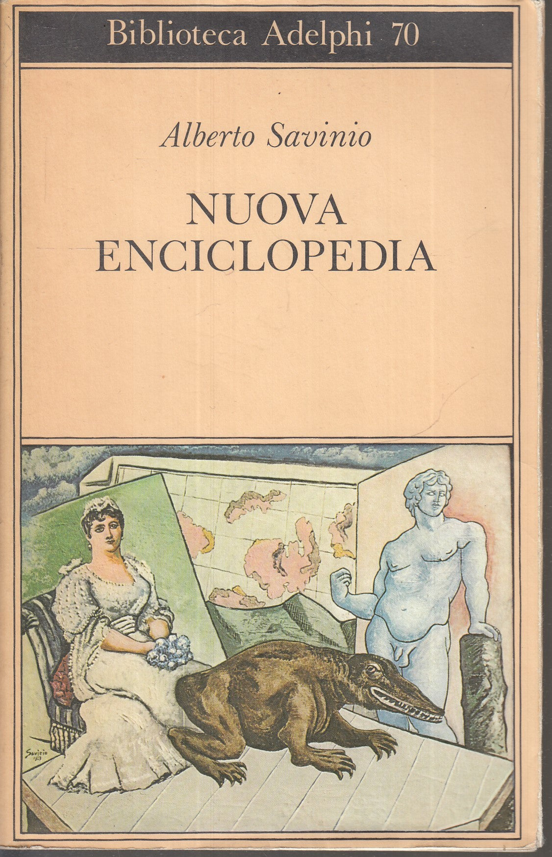 LN- NUOVA ENCICLOPEDIA - ALBERTO SAVINIO - ADELPHI - BIBLIOTECA 70 --- B- XFS