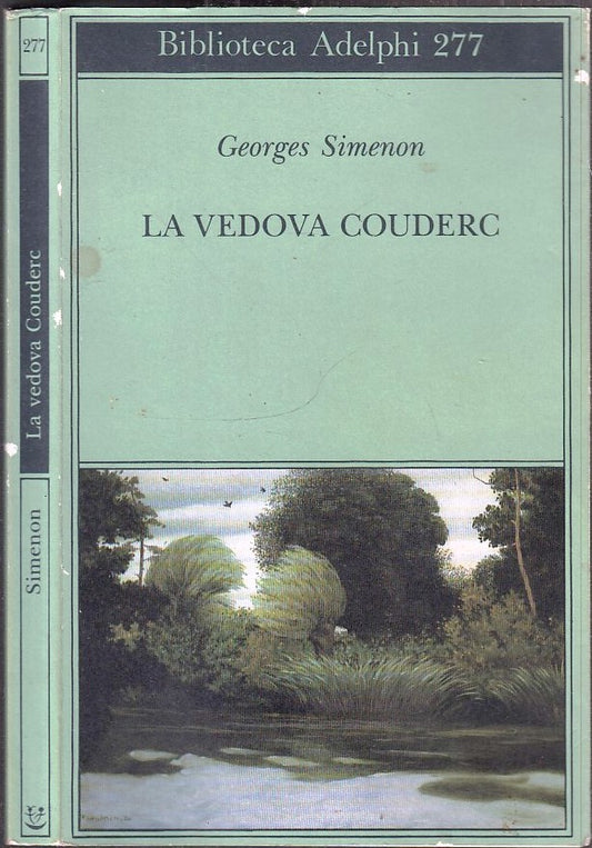 LG- LA VEDOVA COUDERC - GEORGES SIMENON - ADELPHI - BIBLIOTECA --- B- XFS