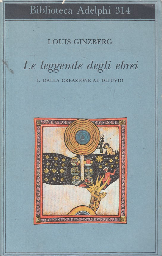 LN- LEGGENDE EBREI CREAZIONE AL DILUVIO- GINZBERG- ADELPHI--- 1995 - BS - YFS331