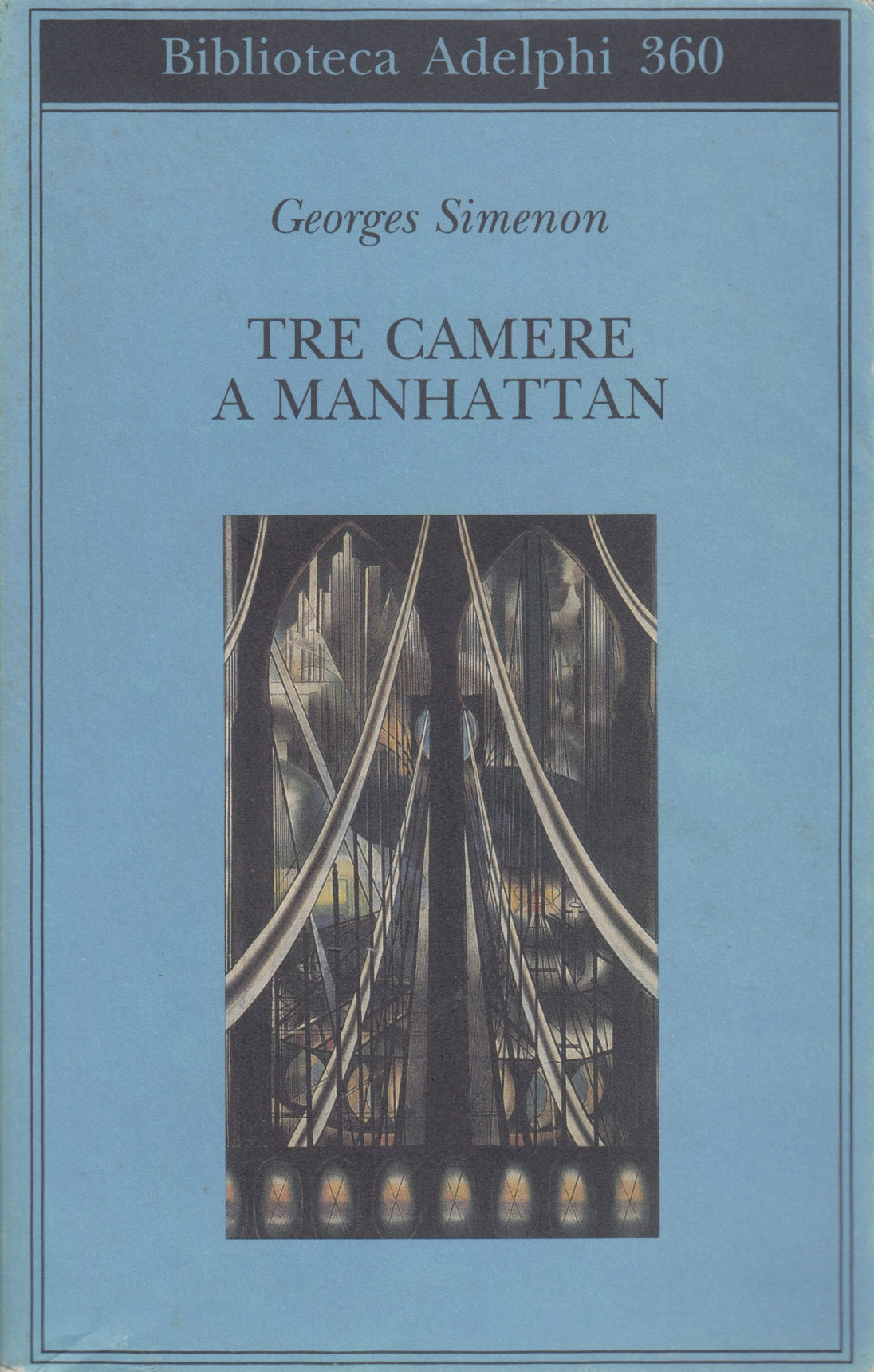Tre camere a Manhattan - Georges Simenon - Biblioteca Adelphi 380 - 1a ed. - XFS