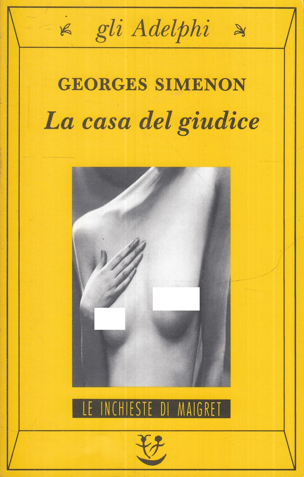 LG- LA CASA DEL GIUDICE - GEORGES SIMENON - GLI ADELPHI 133- INCHIESTE--- B- XFS