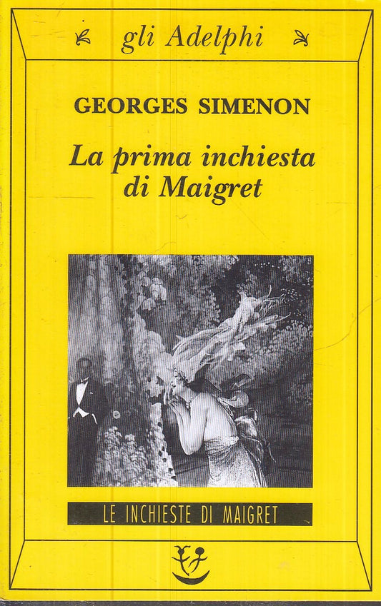 LG- LA PRIMA INCHIESTA DI MAIGRET - GEORGES SIMENON - GLI ADELPHI- 196--- B- XFS