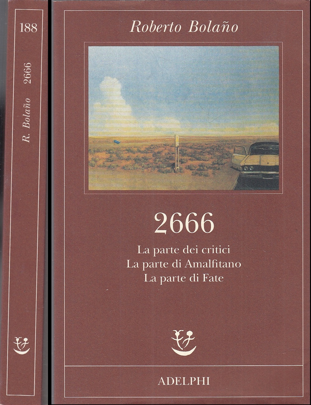 LN- 2666 LA PARTE DEI CRITICI AMALFITANO FATE - BOLANO - ADELPHI--- 2007- B- XFS