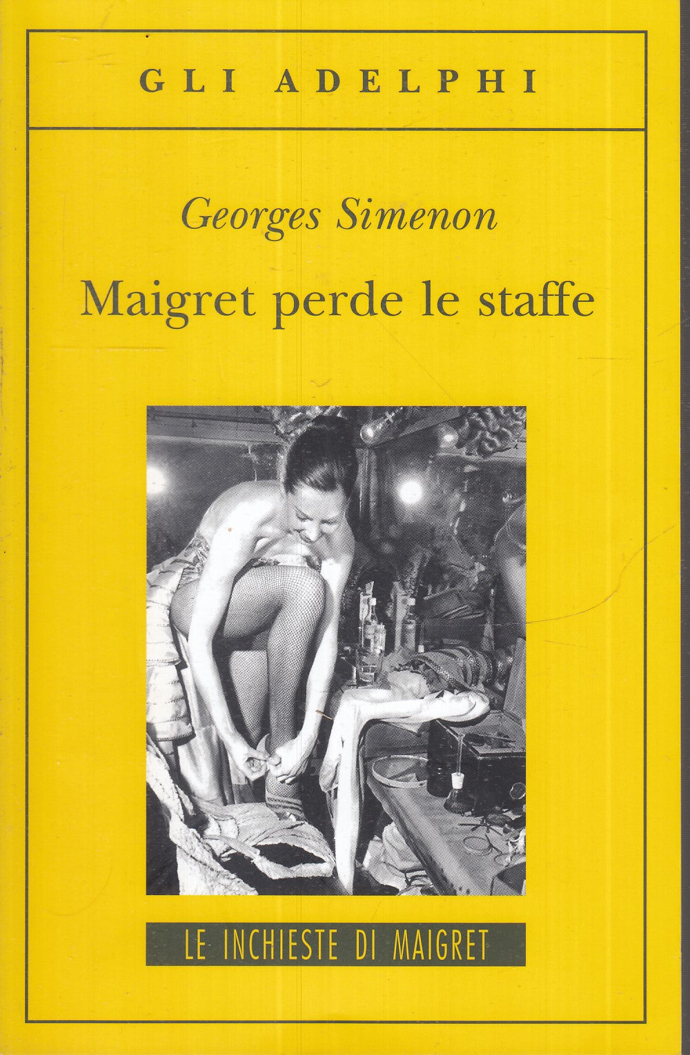 LG- MAIGRET PERDE LE STAFFE - GEORGES SIMENON - GLI ADELPHI 334 --- 2008- B- XFS