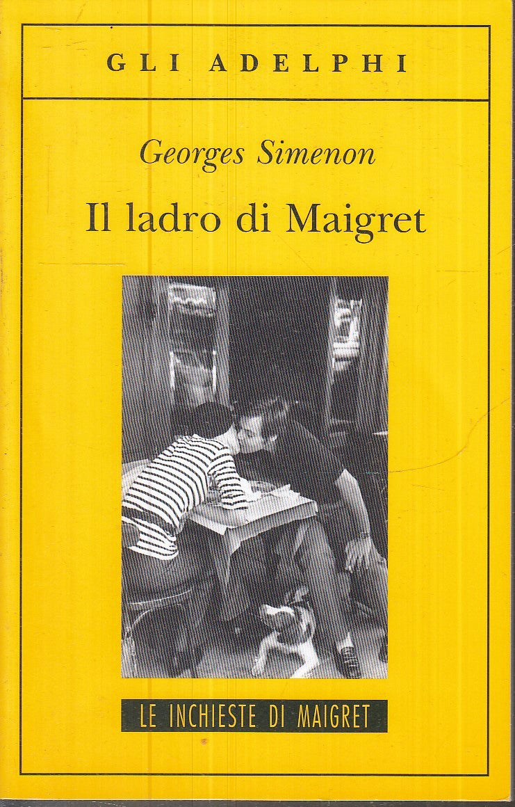 LG- IL LADRO DI MAIGRET - GEORGES SIMENON- GLI ADELPHI- INCHIESTE-- 2009- B- XFS