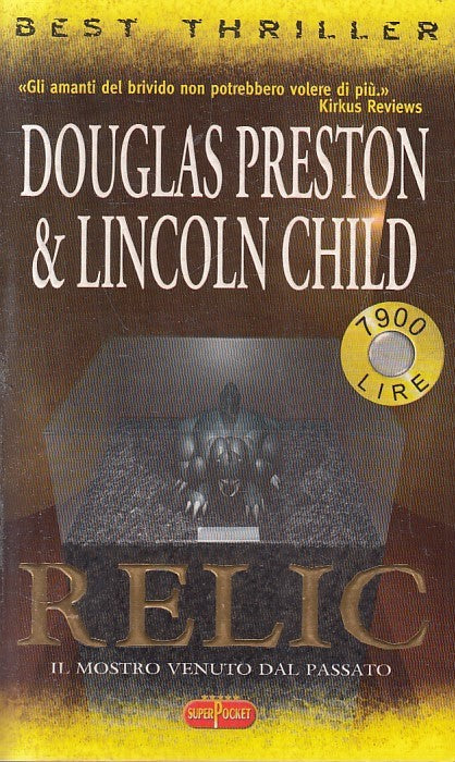 LN2- RELIC MOSTRO DAL PASSATO - PRESTON CHILD - SUPERPOCKET THRILLER - B- JXS212