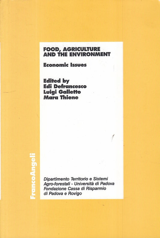 LZ- FOOD AGRICULTURE ANR THE ENVIRONMENT -- FRANCOANGELI --- 2005 - B - ZFS425