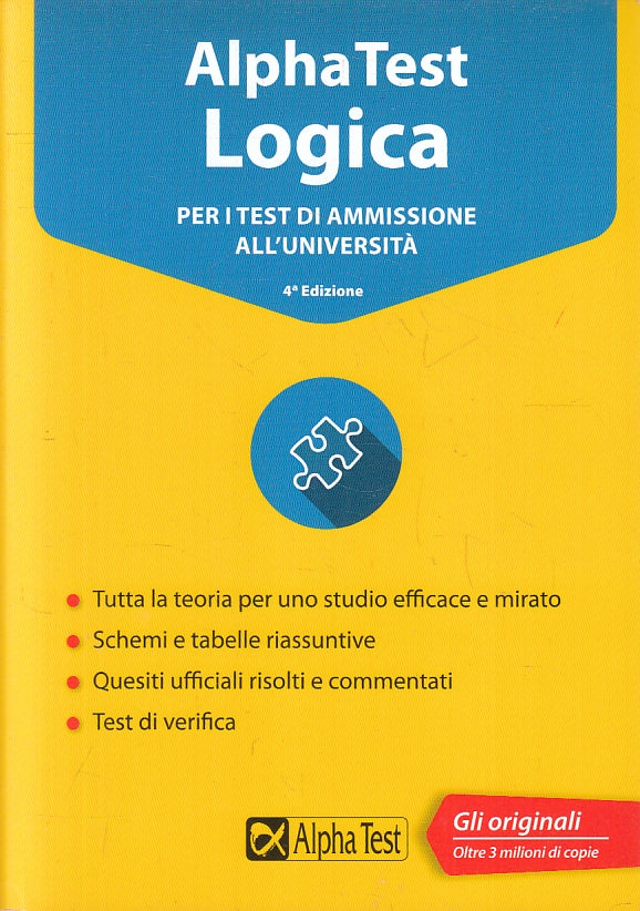 LZ- ALPHATEST LOGICA TEST DI AMMISSIONE ALL'UNIVERSITA'- GLI ORIGINALI- B-ZFS254