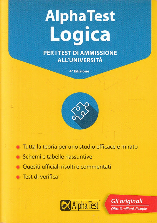 LZ- ALPHATEST LOGICA TEST DI AMMISSIONE ALL'UNIVERSITA'- GLI ORIGINALI- B-ZFS254