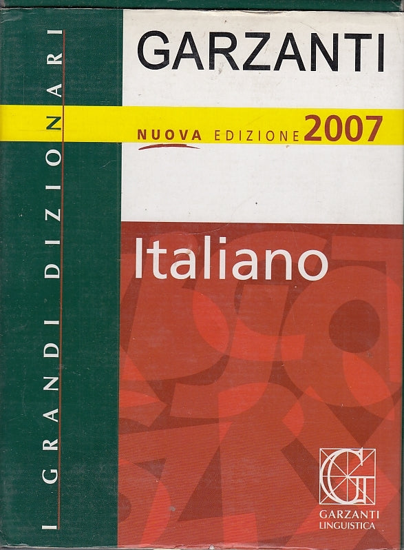 LZ- I GRANDI DIZIONARI ITALIANO CON SCATOLA -- GARZANTI --- 2007- CS- YFS362
