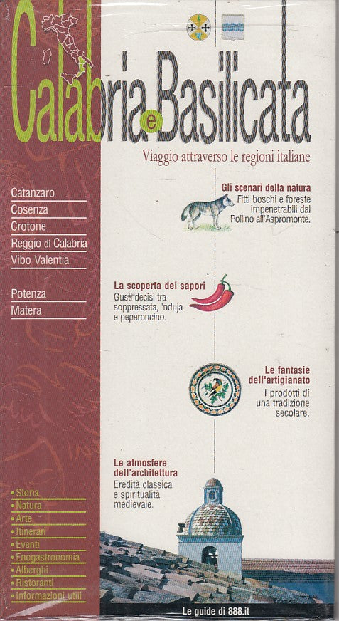 LV- VIAGGIO REGIONI ITALIA CALABRIA BASILICATA-- GUIDE 888.IT--- 2002- B- YPL31
