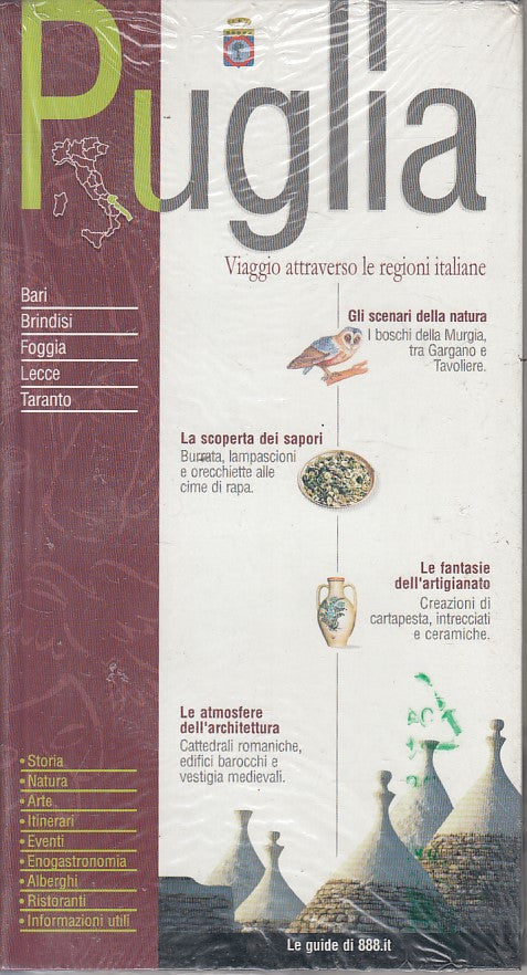 LV- VIAGGIO REGIONI ITALIANE N.16 PUGLIA -- GUIDE 888.IT --- 2002 - B - YPL32
