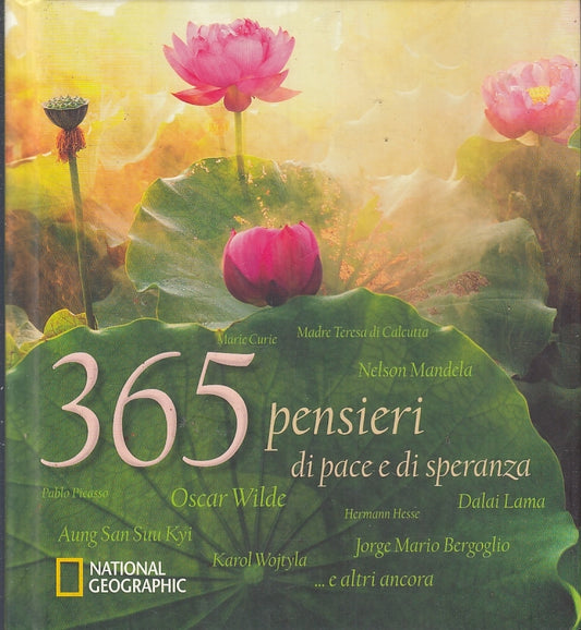 LZ- 365 PENSIERI DI PACE E DI SPERANZA -- NATIONAL GEOGRAPHIC--- 2014- C- ZFS270