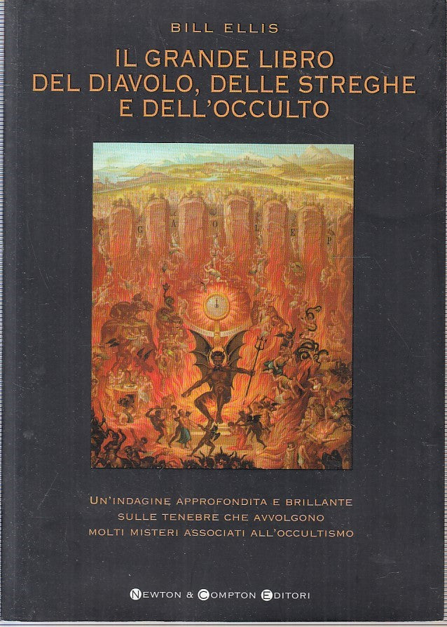 LZ- IL GRANDE LIBRO DEL DIAVOLO DELLE STREGHE DELL'OCCULTO- ELLIS- NEWTON-YFS401