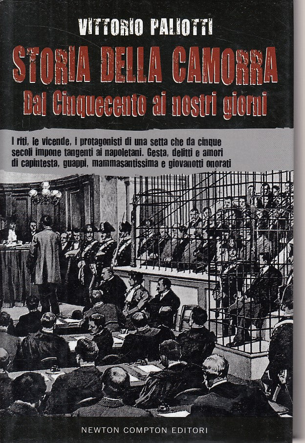 LS- STORIA DELLA CAMORRA DAL CINQUECENTO- PALIOTTI- NEWTON --- 2008 - CS - ZFS45
