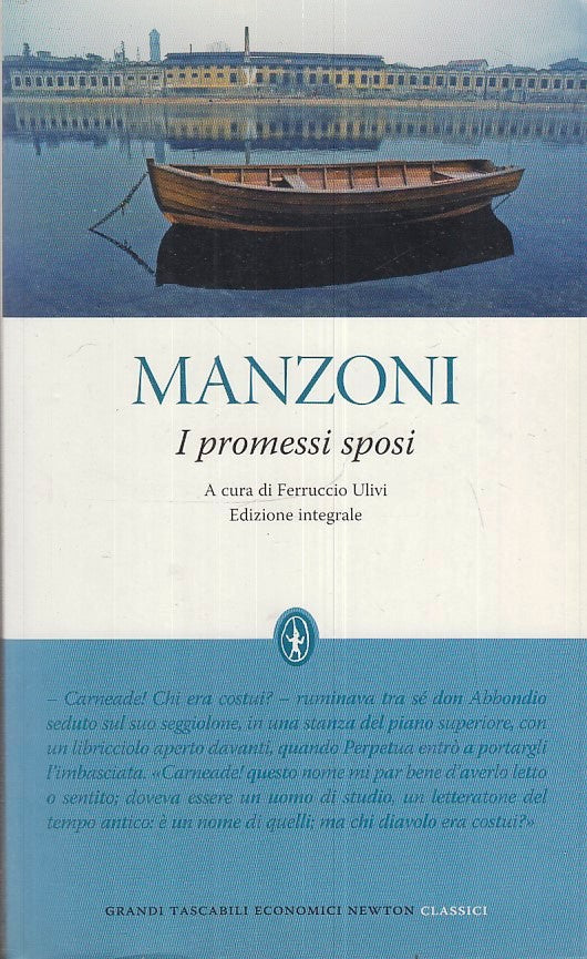 LN- I PROMESSI SPOSI- MANZONI- NEWTON- GRANDI TASCABILI ECONOMICI- 2010- B - XFS