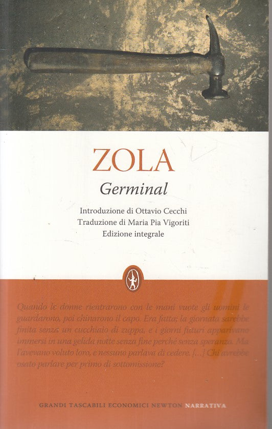 LN- GERMINAL EDIZIONE INTEGRALE - EMILE ZOLA - NEWTON --- 2010 - B - ZFS188
